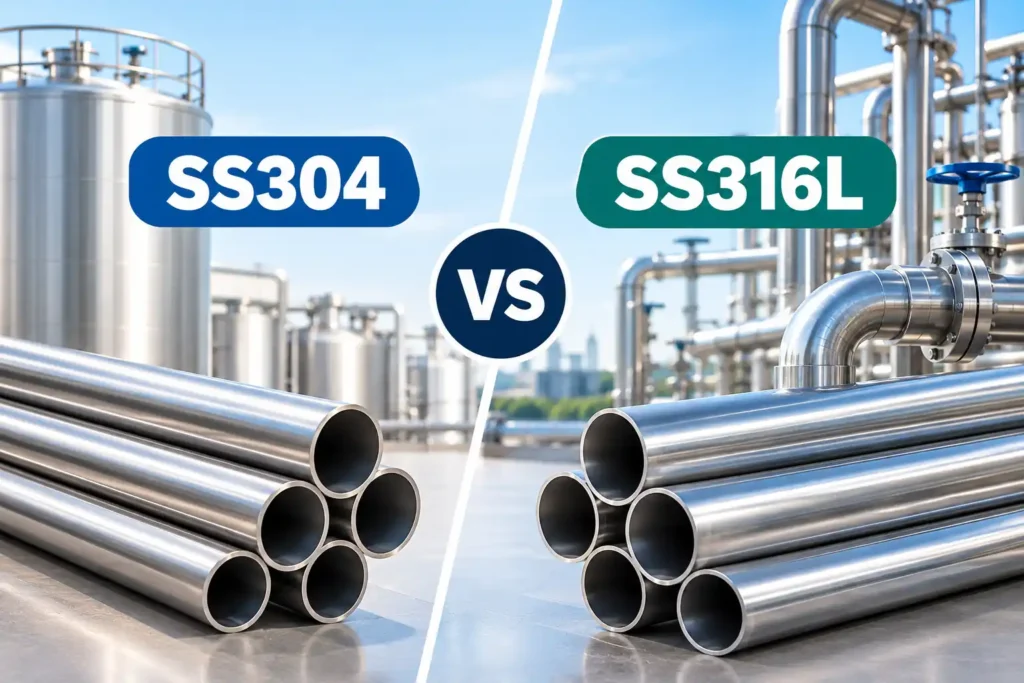 SS304 vs SS316L stainless steel